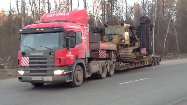 Перевозка сваебойной установки в Новосибирске